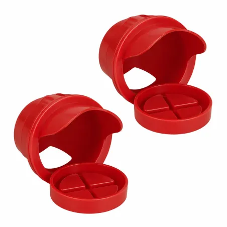 2 embouts pour mangeoire avec réservoir