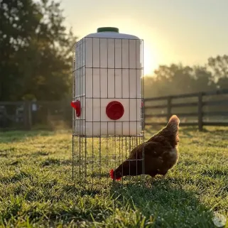 Mangeoire grande capacité 23 kg – robuste, anti-gaspillage