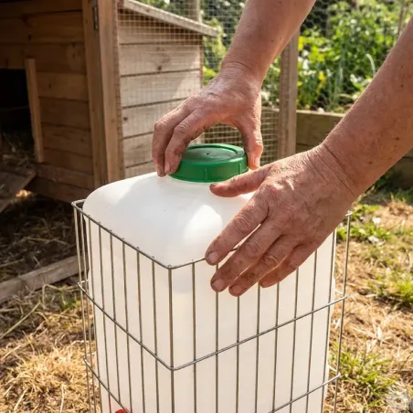 Mangeoire grande capacité 23 kg – robuste, anti-gaspillage