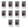 Lot de 10 Mangeoires trémie acier galva 1 compartiment 25x12x11cm