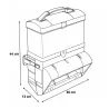 Mangeoire BEC anti-gaspillage 10 Kg fixation grillage et murale