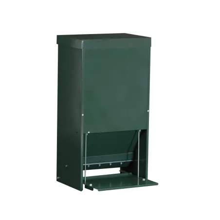 Mangeoire anti-nuisible 23 kg thermolaquée vert
