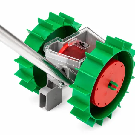 Semoir manuel graines Super Seeder 6 disques avec manche