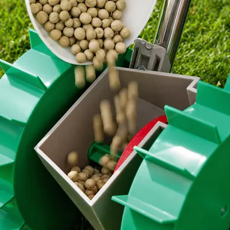 Semoir manuel graines Super Seeder 6 disques avec manche