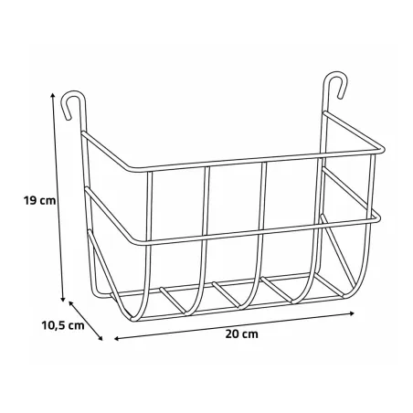 Râtelier à foin lapins acier 20 cm unité ou lot de 10