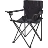 Chaise Easy C1 Pliable Noir - Structure Acier & Polyester 600D