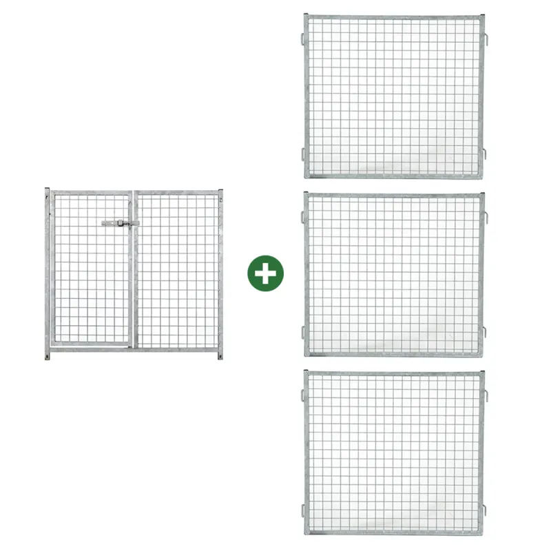 Kit parc à chiot carré 1 x 1 m