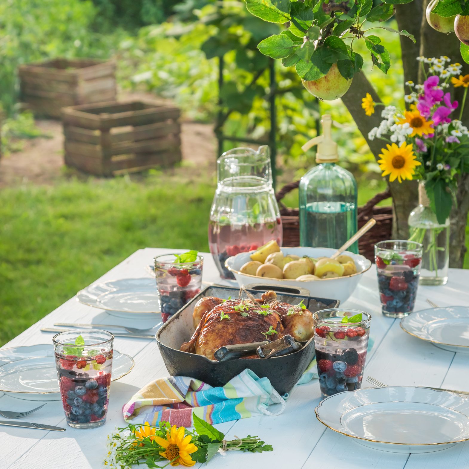 table jardin été