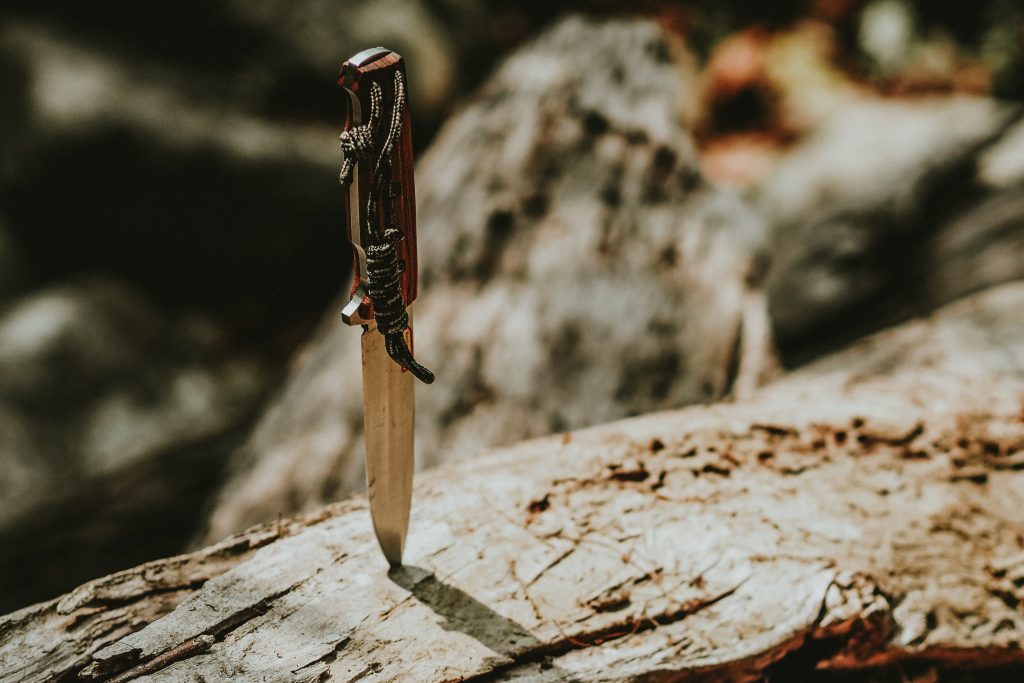couteau chasse lame fixe
