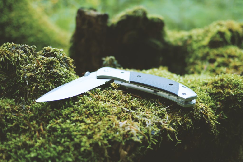 couteau chasse pliant