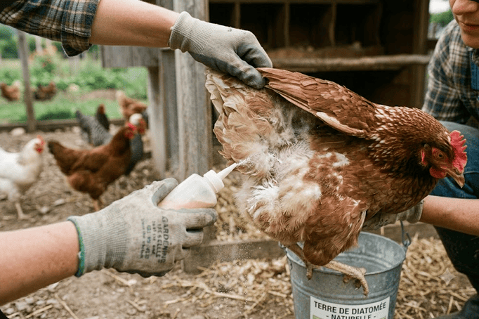 comment et pourquoi utiliser la terre de diatomee pour les poules