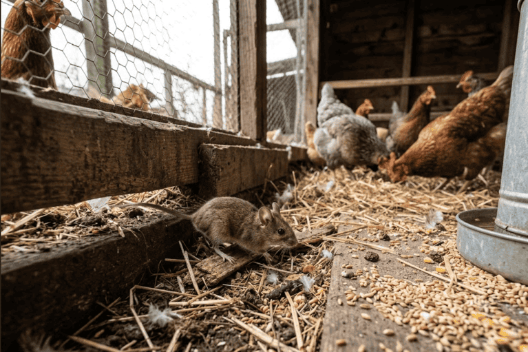comment se débarasser des souris au poulailler
