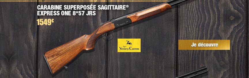Carabine superposée Verney-carron SAGITTAIRE® EXPRESS ONE 8*57 JRS