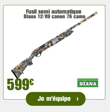 Fusil semi automatique Diana 12/89 canon 76 camo