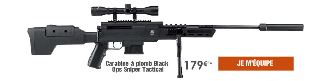 Carabine  plomb Black Ops Sniper Tactical 