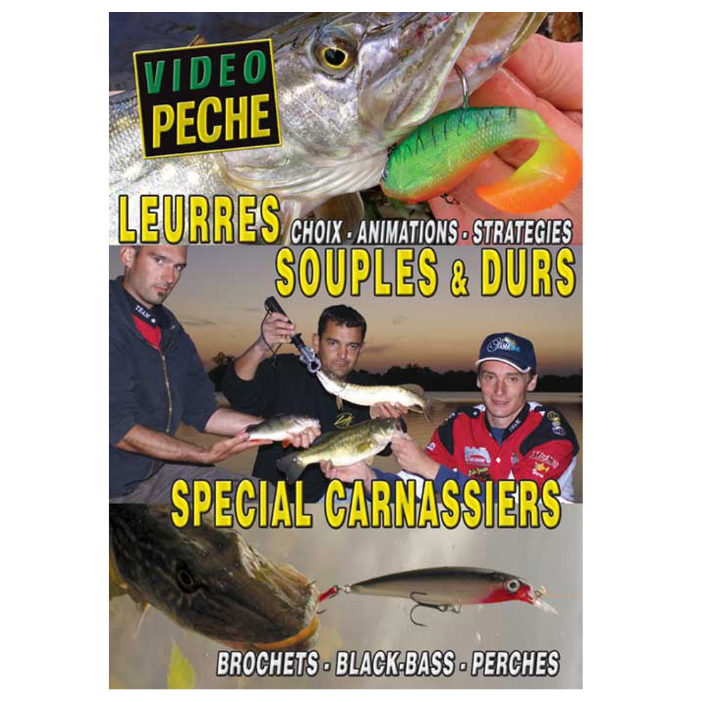 DVD : Leurres souples & durs spécials carnassier : Brochets - Black-bass -  Perches
