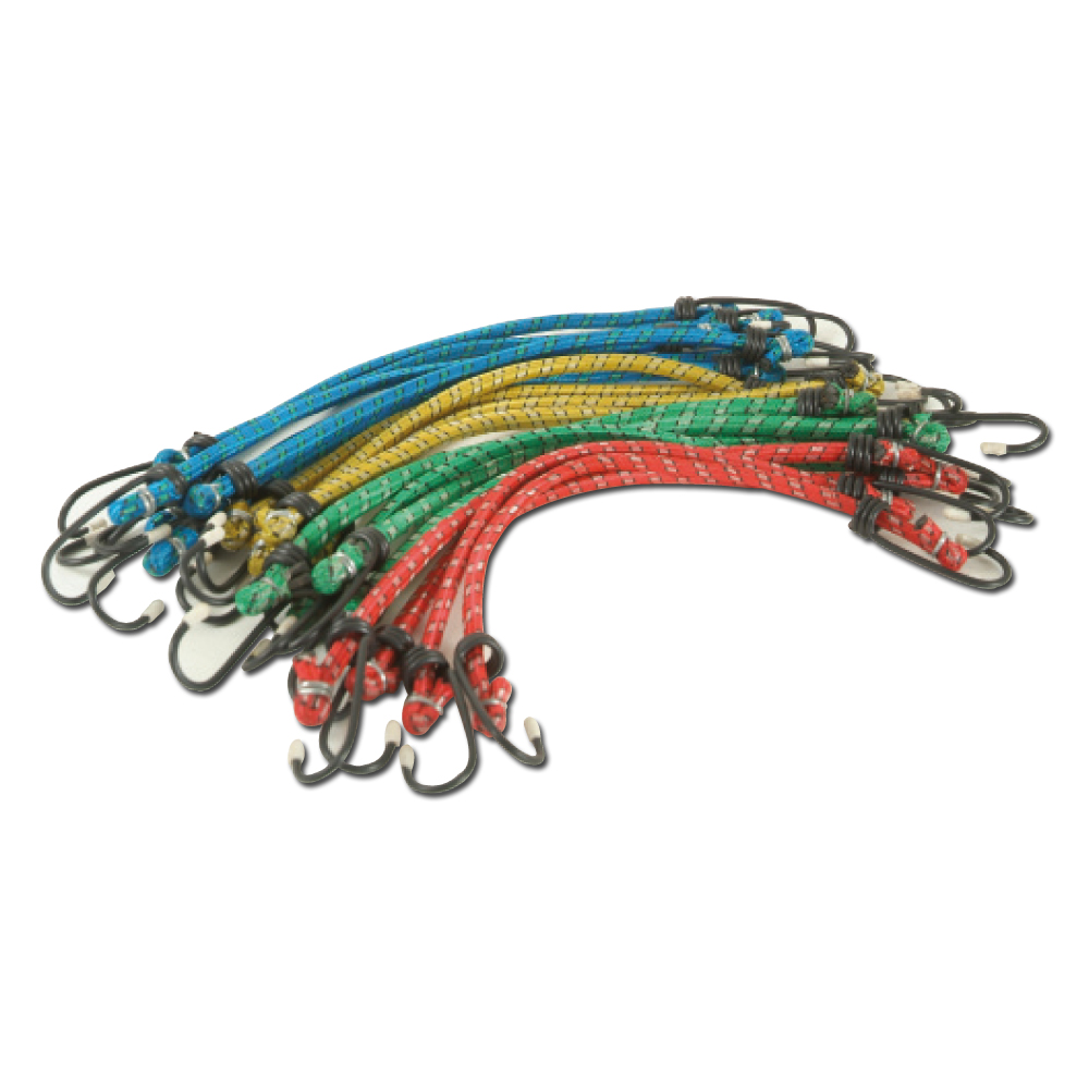 Tendeurs élastiques avec crochets 18 pièces - Ducatillon