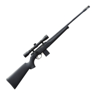 1 Arme carabine noire 22LR