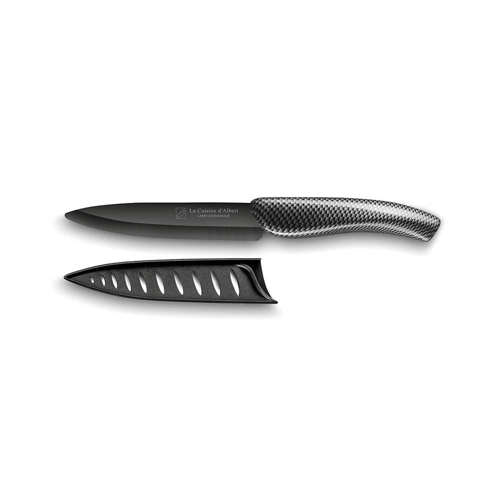Couteau Céramique Checker 13 cm - Ducatillon