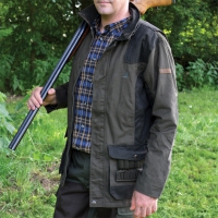 Baddery Veste de chasseur pour homme - Cadeau pour chasseur - Veste de  chasse pour homme - Vêtement de chasse - Accessoire de chasse, Veste  polaire avec écusson en cuir, 3XL grande