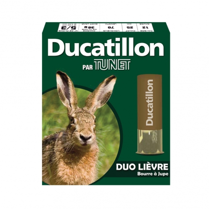 25 Cartouches de chasse cal.12/70 DUCATILLON Duo Corvids