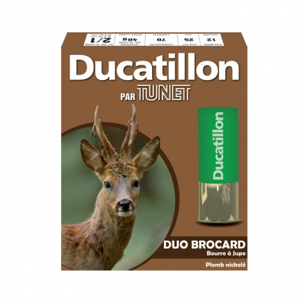 Cartouches de chasse cal.12/70 DUCATILLON Duo Brocard