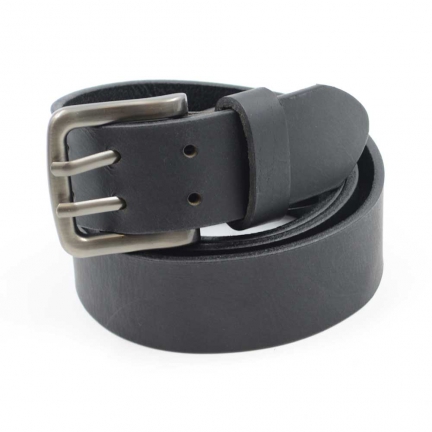 ceinture de chasse cuir double ardillon