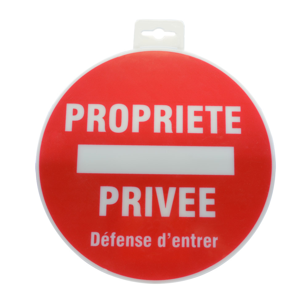 Propriété privée défense d'entrer