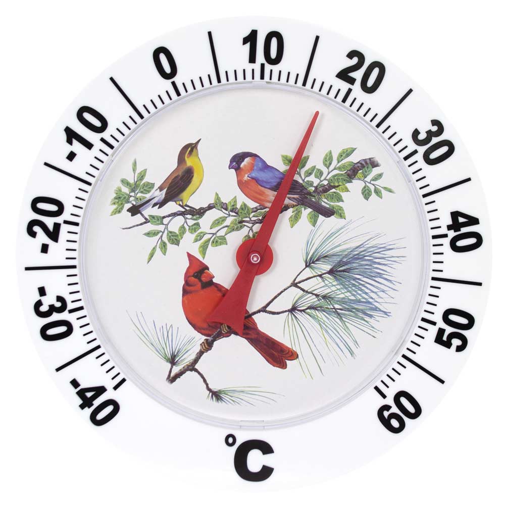 Thermomètre d'extérieur / intérieur oiseaux - Ducatillon