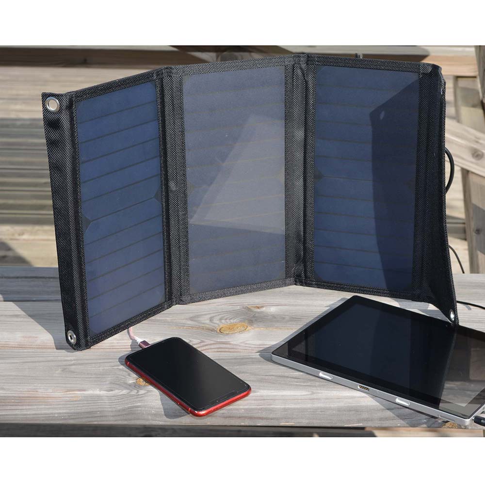 Chargeur solaire pour portable/appareils multimédias - Ducatillon