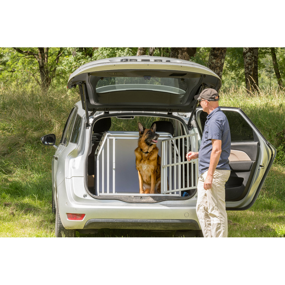 Caisse de transport pour chien idéale pour coffre de voiture Atlas Car