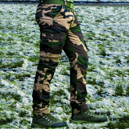 Pantalon de chasse F1 Polaire camo CE