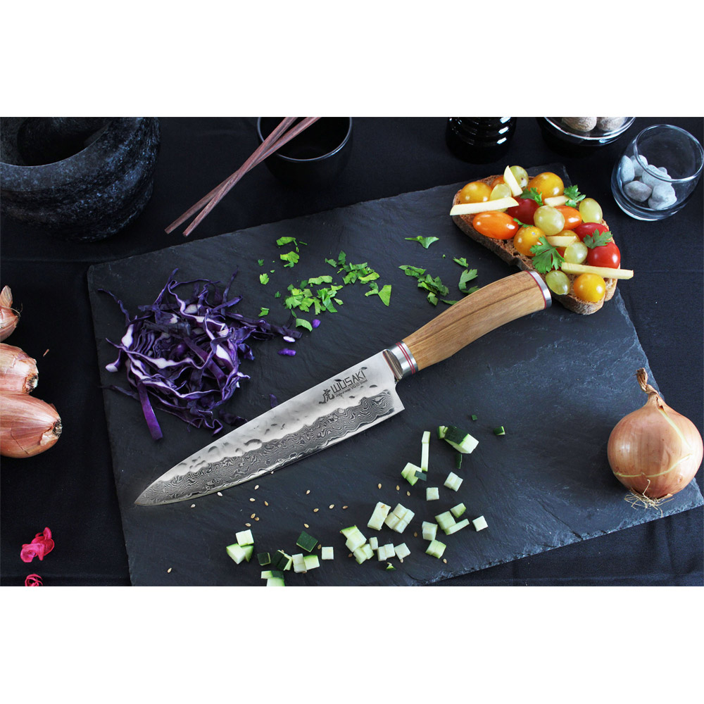 Couteau de Chef japonais Wusaki Damas VG10 20cm