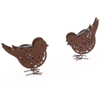 Mangeoire à oiseaux sur pied en chêne rectangulaire - Ducatillon